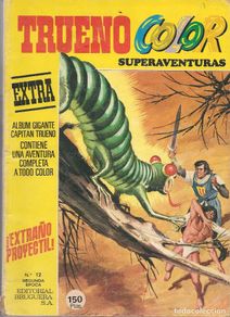 Tebeos: TRUENO COLOR. SUPERAVENTURAS. EXTRA Nº 12. SEGUNDA ÉPOCA. EXTRAÑO ..,BRUGUERA 1976.(ST/A13)
